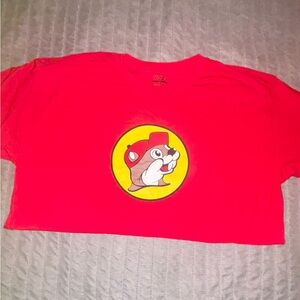 Vibrant Red Graphic Tee